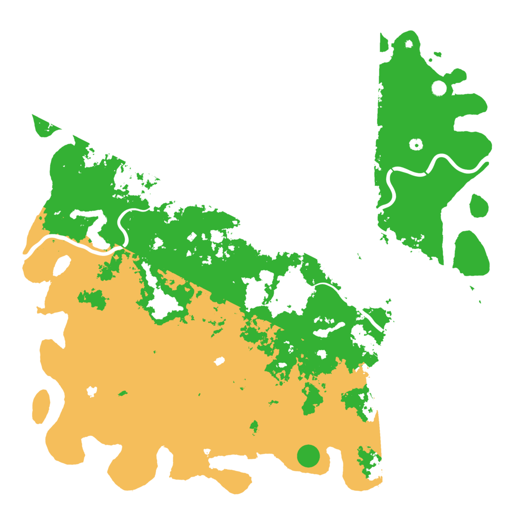 Biome Rust Map: Procedural Map, Size: 6000, Seed: 1868731027