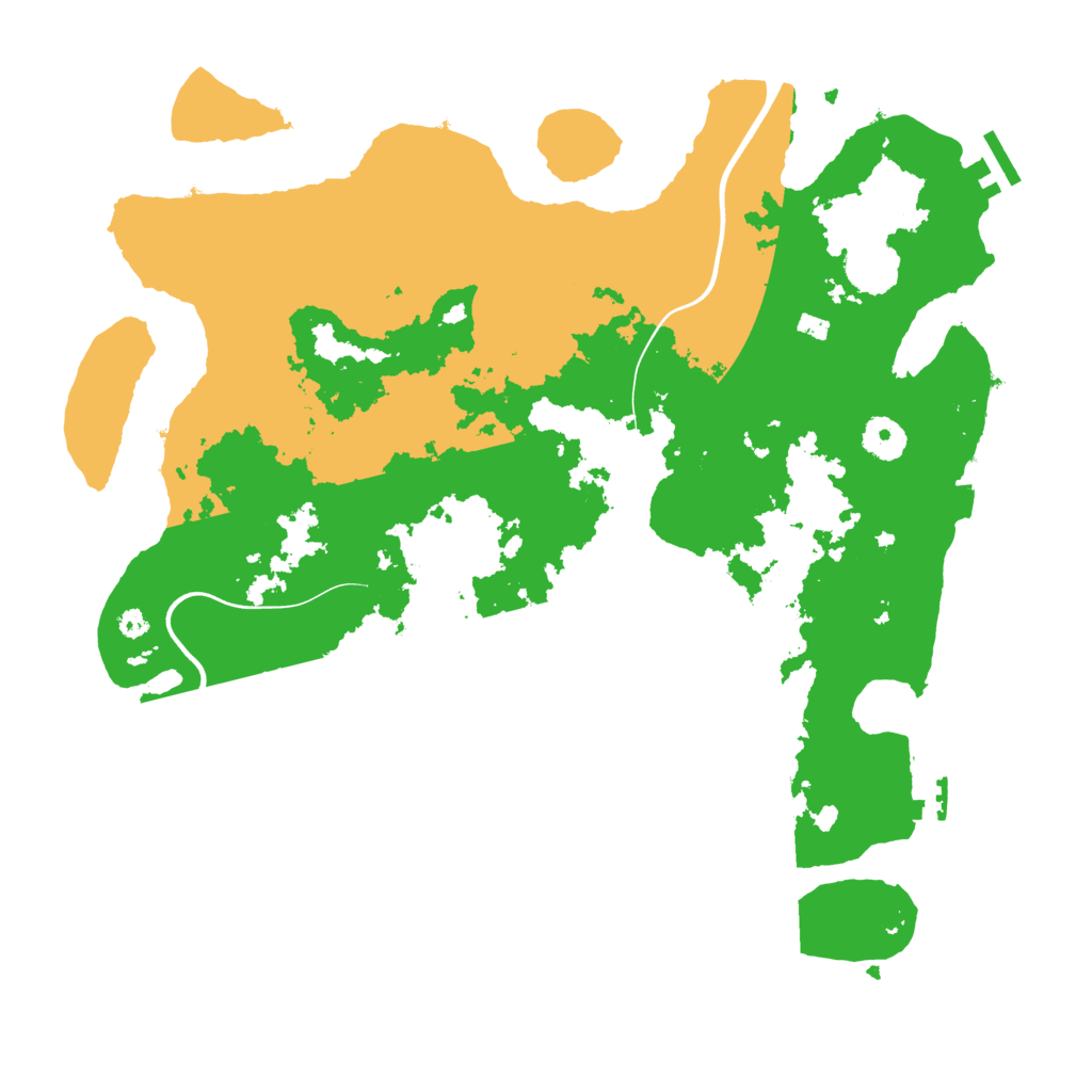 Biome Rust Map: Procedural Map, Size: 3800, Seed: 31786723