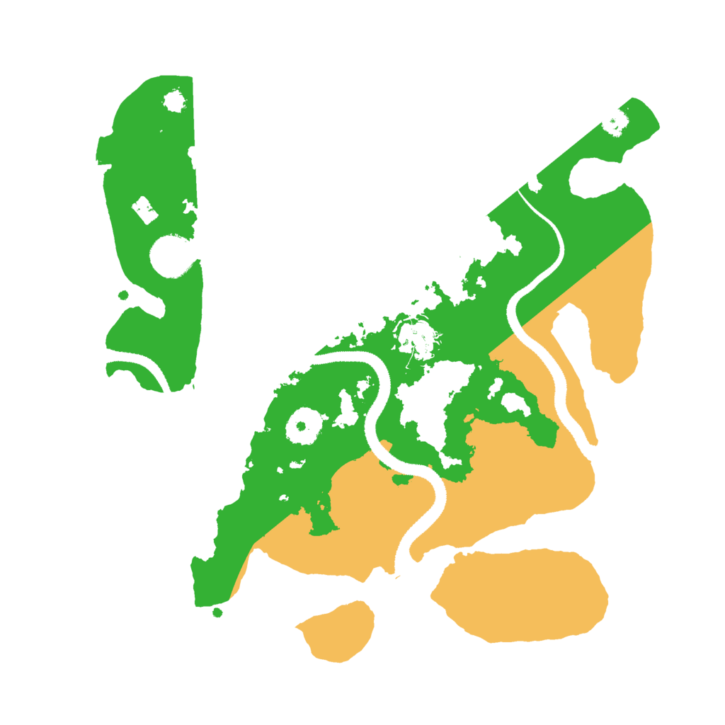 Biome Rust Map: Procedural Map, Size: 3000, Seed: 15267