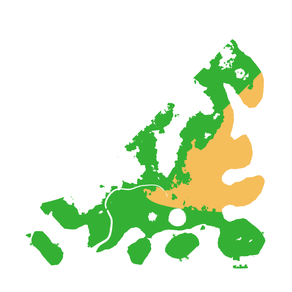 Biome Rust Map: Procedural Map, Size: 3000, Seed: 476574