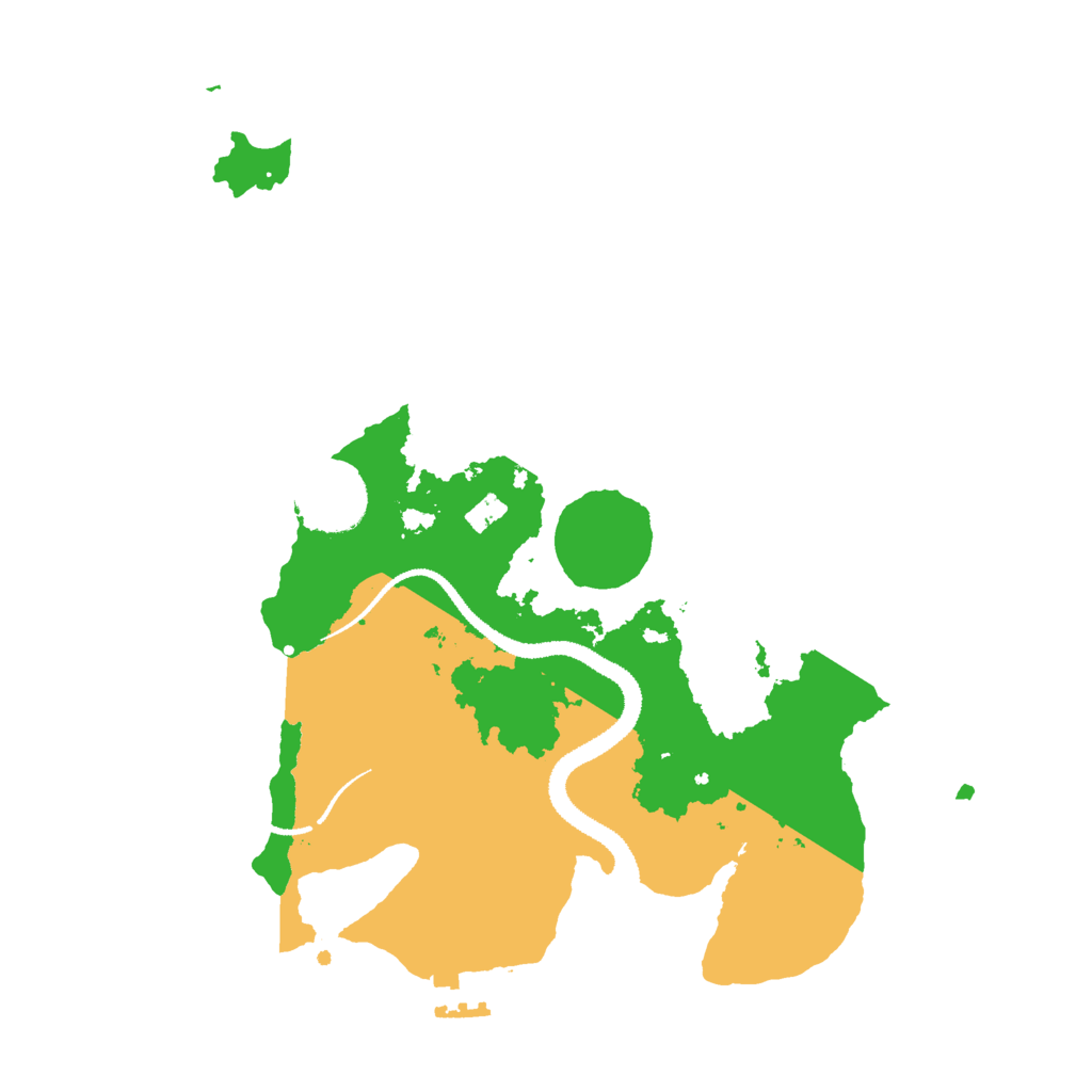 Biome Rust Map: Procedural Map, Size: 3000, Seed: 512232