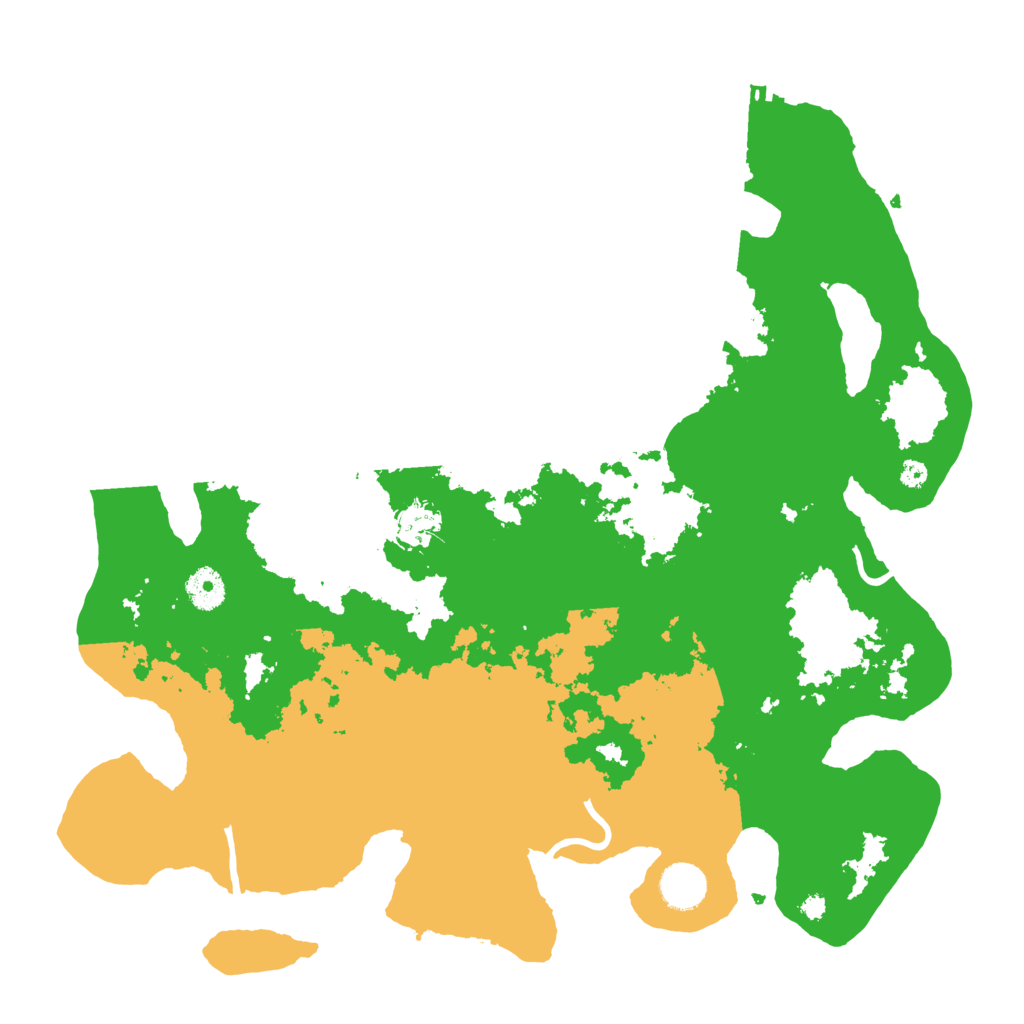 Biome Rust Map: Procedural Map, Size: 3850, Seed: 198756