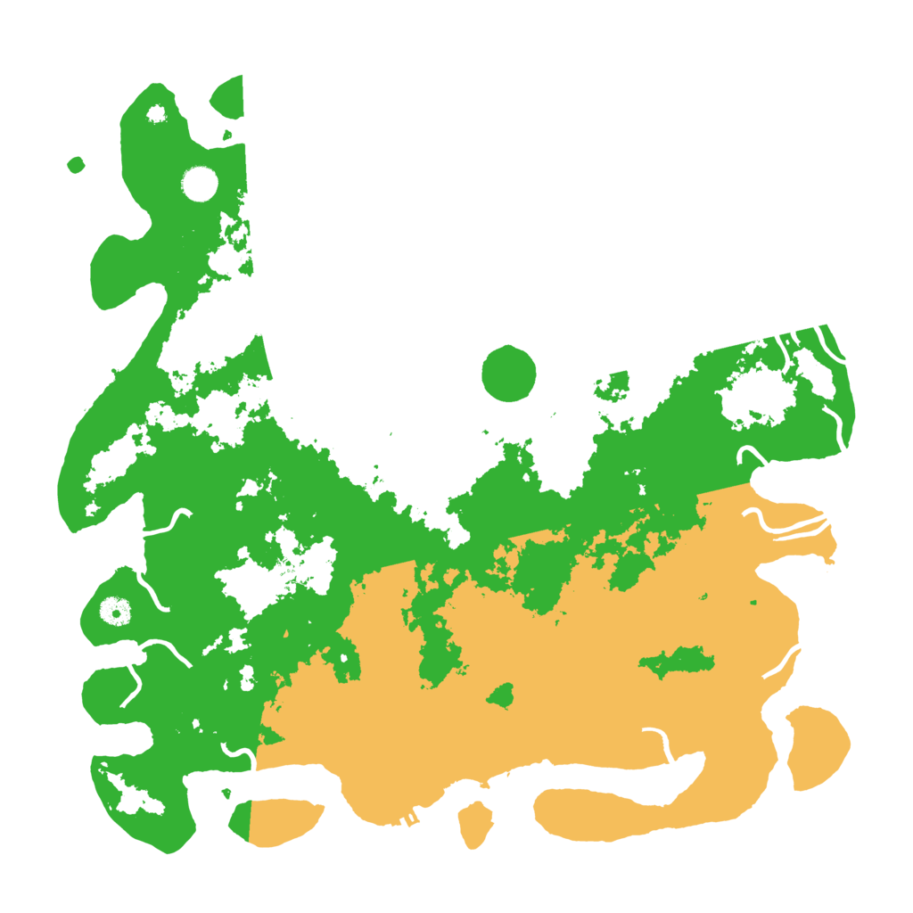 Biome Rust Map: Procedural Map, Size: 4500, Seed: 54119