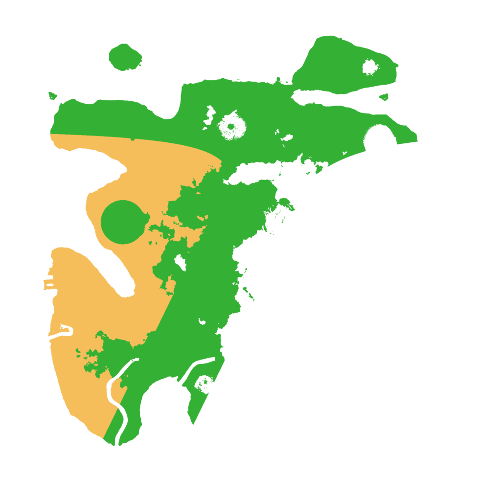 Biome Rust Map: Procedural Map, Size: 3000, Seed: 6235947