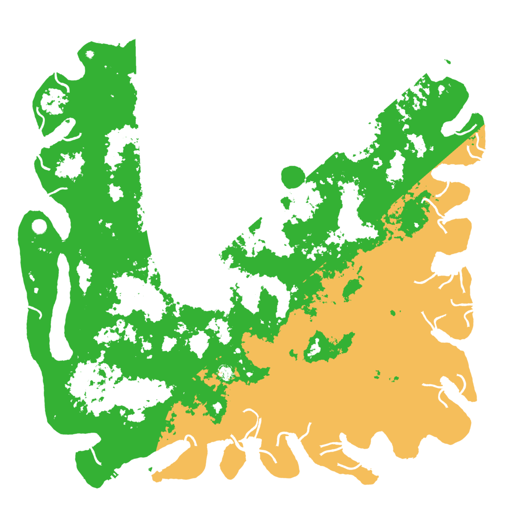 Biome Rust Map: Procedural Map, Size: 6000, Seed: 37494