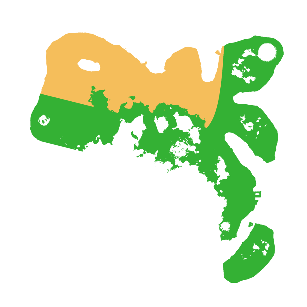 Biome Rust Map: Procedural Map, Size: 3000, Seed: 1343616961