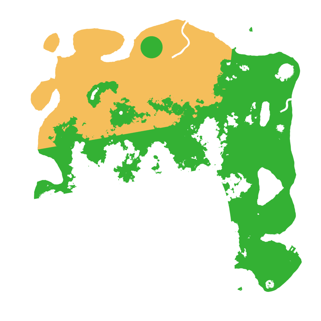 Biome Rust Map: Procedural Map, Size: 3850, Seed: 14771964