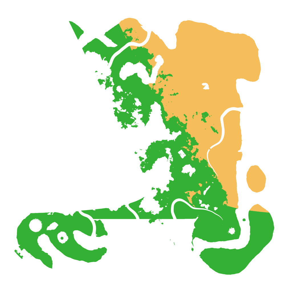 Biome Rust Map: Procedural Map, Size: 4000, Seed: 109002864