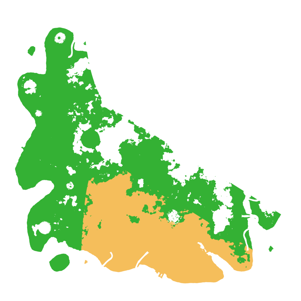 Biome Rust Map: Procedural Map, Size: 4250, Seed: 94791733