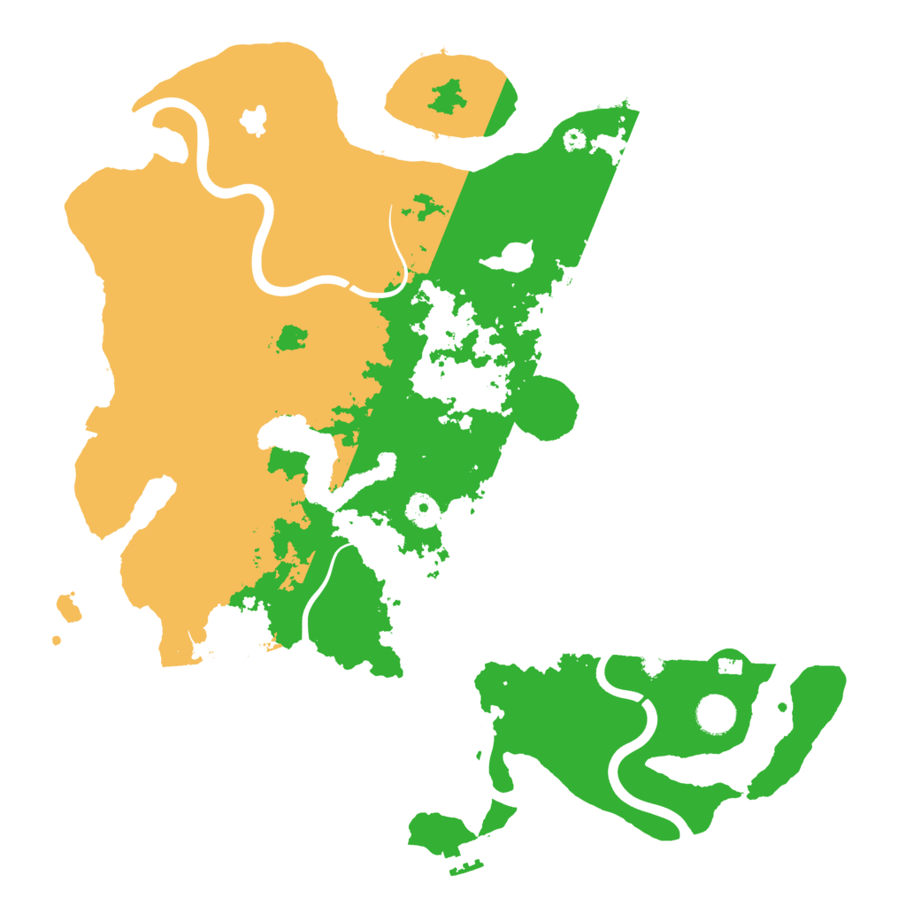 Biome Rust Map: Procedural Map, Size: 4000, Seed: 75037606