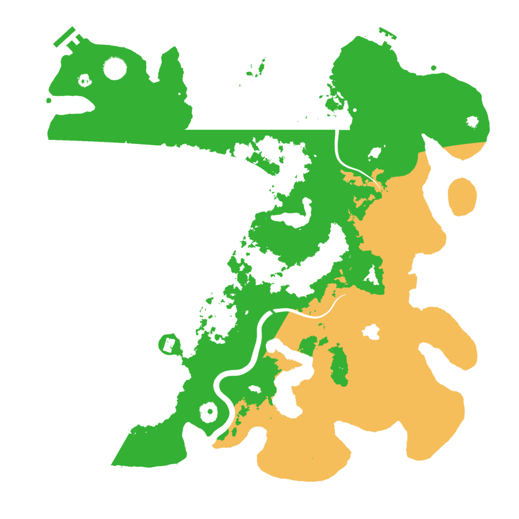Biome Rust Map: Procedural Map, Size: 4000, Seed: 1654031535