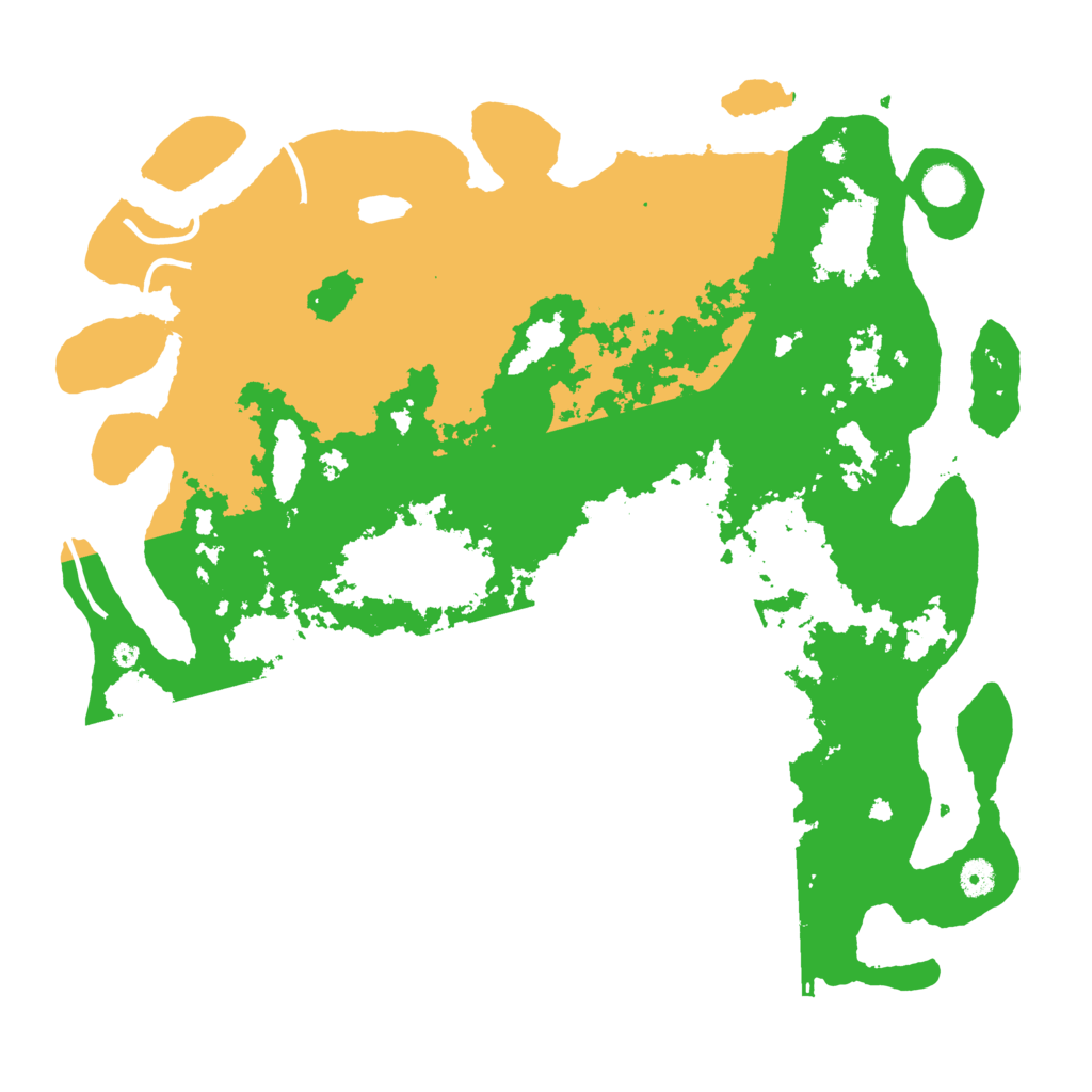 Biome Rust Map: Procedural Map, Size: 4500, Seed: 47825611