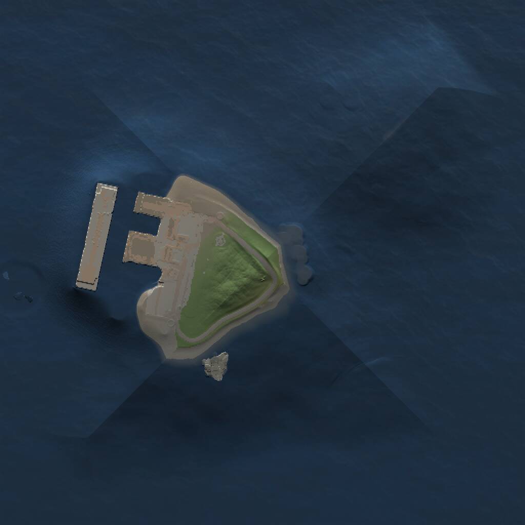 Rust Map: Procedural Map, Size: 1000, Seed: 1474072573, 2 Monuments