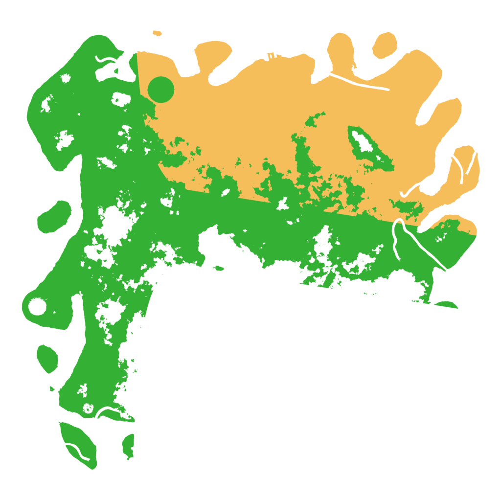 Biome Rust Map: Procedural Map, Size: 5000, Seed: 20523