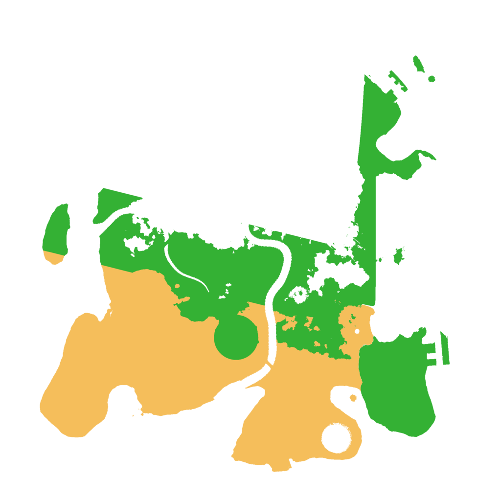 Biome Rust Map: Procedural Map, Size: 3000, Seed: 686733111