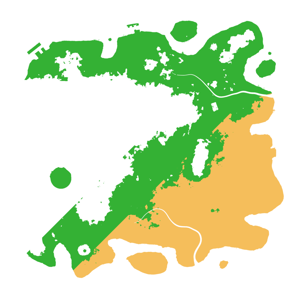 Biome Rust Map: Procedural Map, Size: 3850, Seed: 44756073