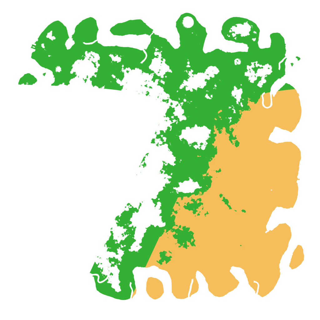 Biome Rust Map: Procedural Map, Size: 5000, Seed: 48445304