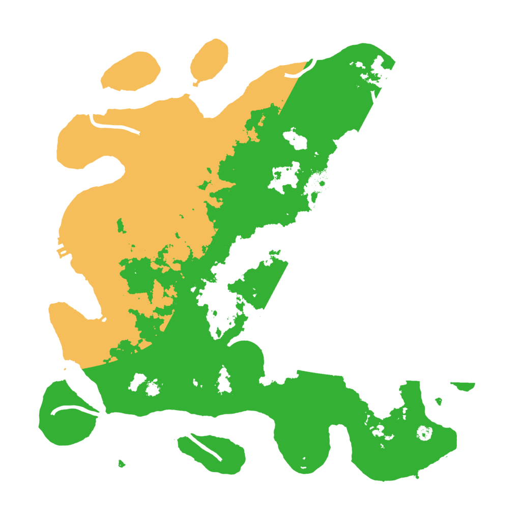 Biome Rust Map: Procedural Map, Size: 3500, Seed: 519189645