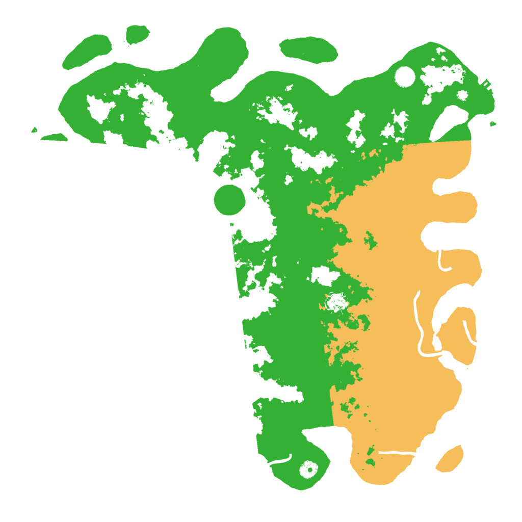 Biome Rust Map: Procedural Map, Size: 4500, Seed: 140206735