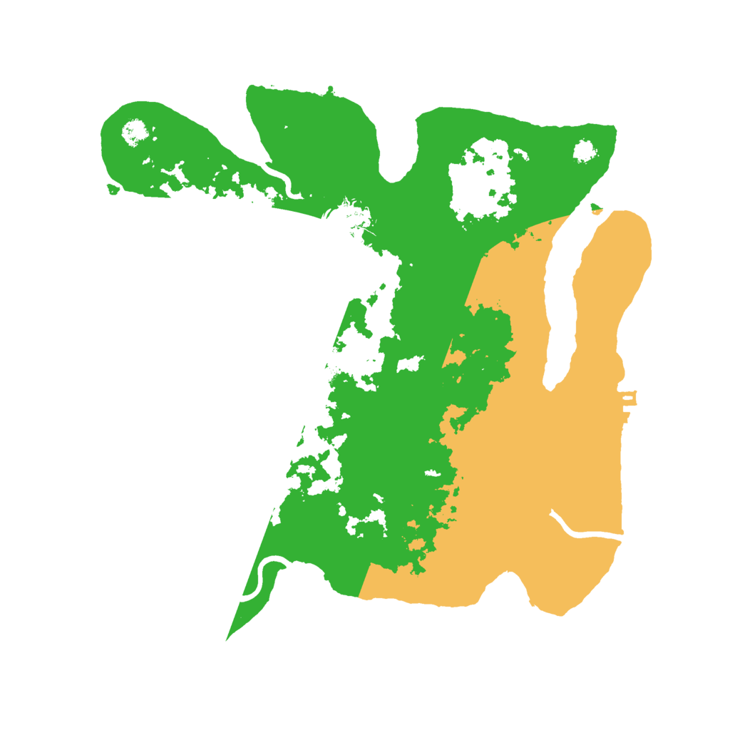 Biome Rust Map: Procedural Map, Size: 3000, Seed: 1623238