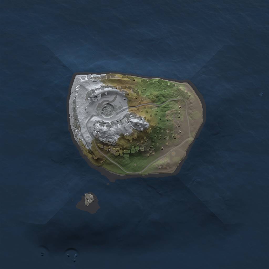 Rust Map: Procedural Map, Size: 1212, Seed: 12, 4 Monuments