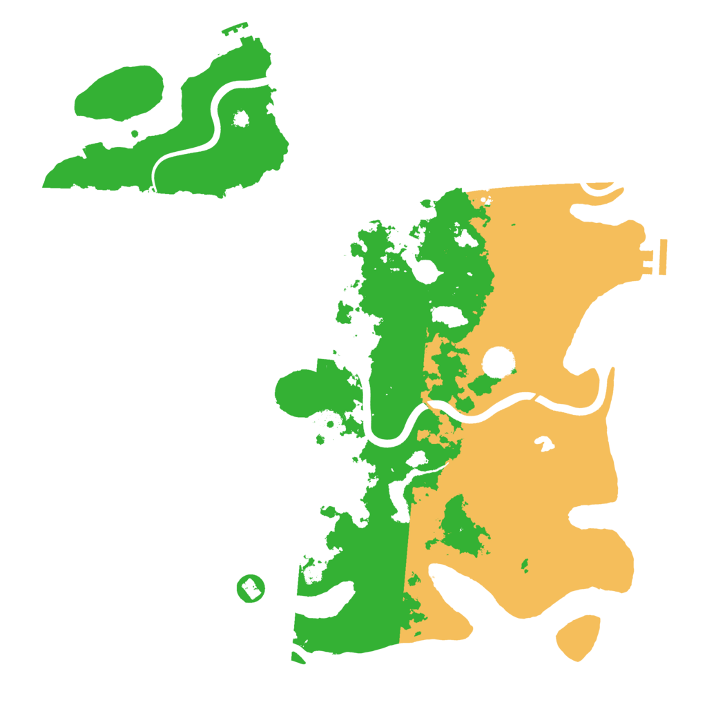 Biome Rust Map: Procedural Map, Size: 4000, Seed: 7831