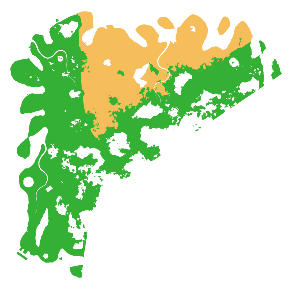 Biome Rust Map: Procedural Map, Size: 5000, Seed: 128669683