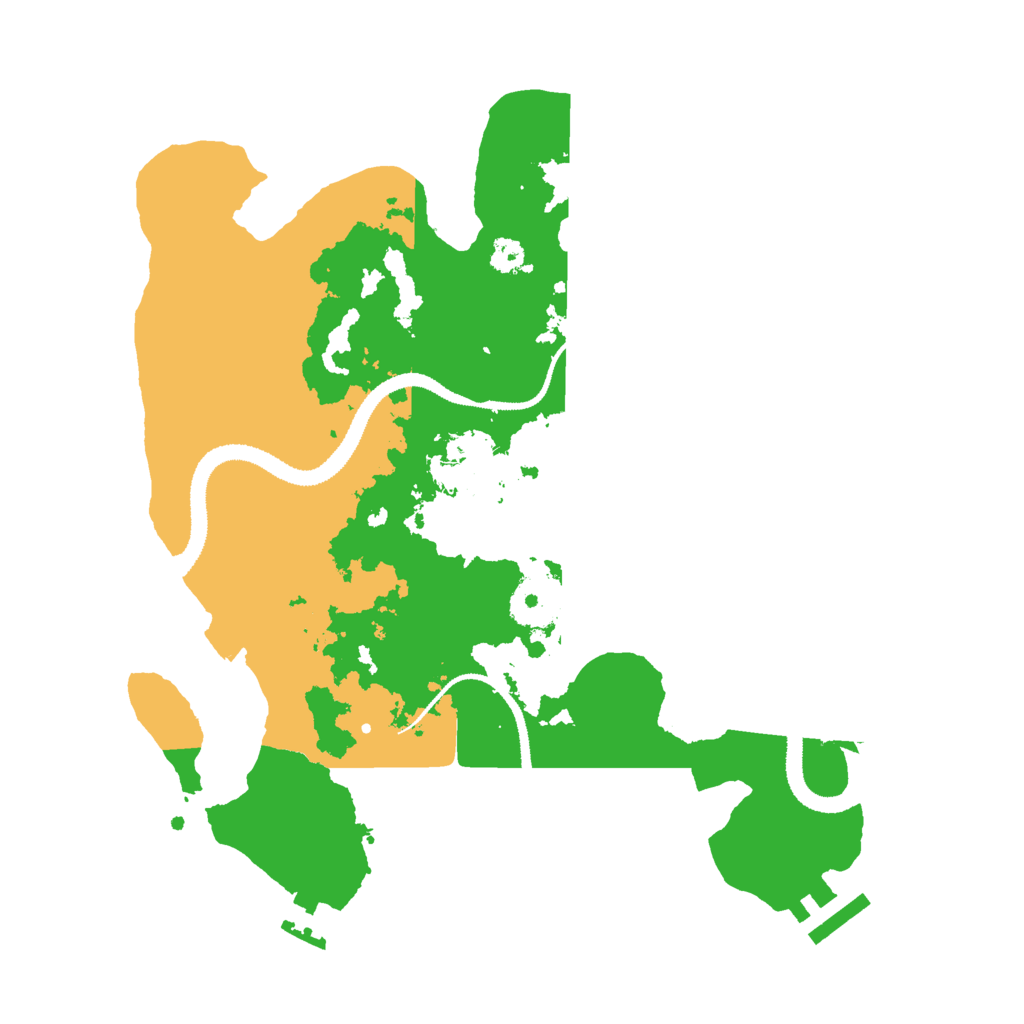 Biome Rust Map: Procedural Map, Size: 3000, Seed: 1446777764