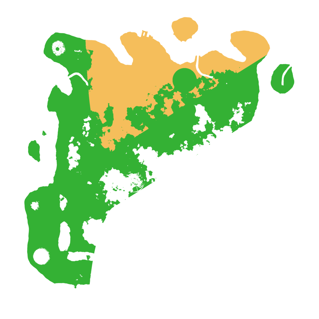 Biome Rust Map: Procedural Map, Size: 3500, Seed: 1740274120