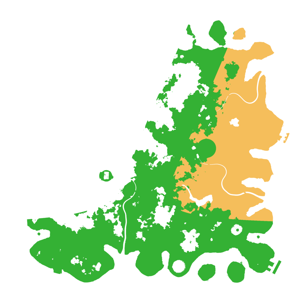 Biome Rust Map: Procedural Map, Size: 4216, Seed: 131323213