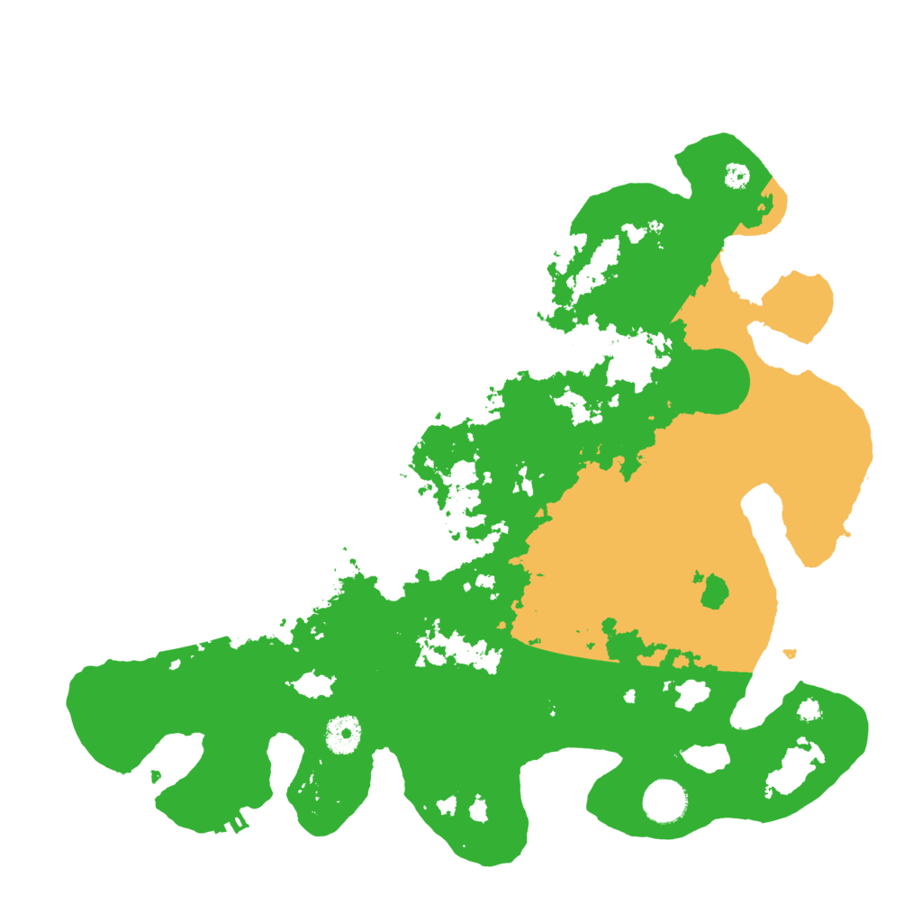 Biome Rust Map: Procedural Map, Size: 3700, Seed: 127002508