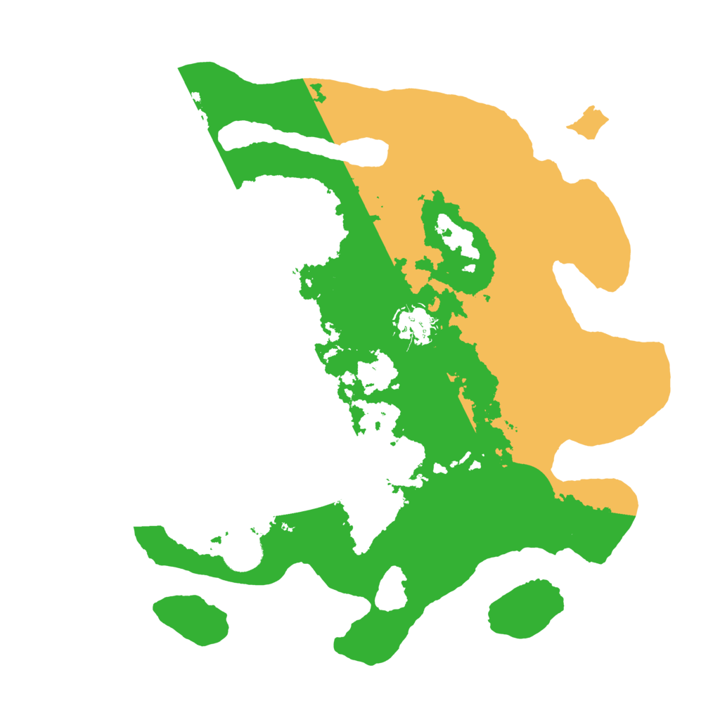 Biome Rust Map: Barren, Size: 3200, Seed: 583112