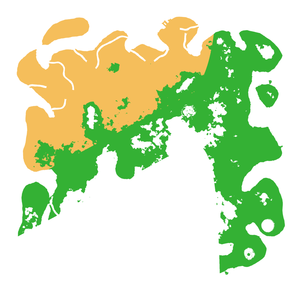 Biome Rust Map: Procedural Map, Size: 4096, Seed: 381878973