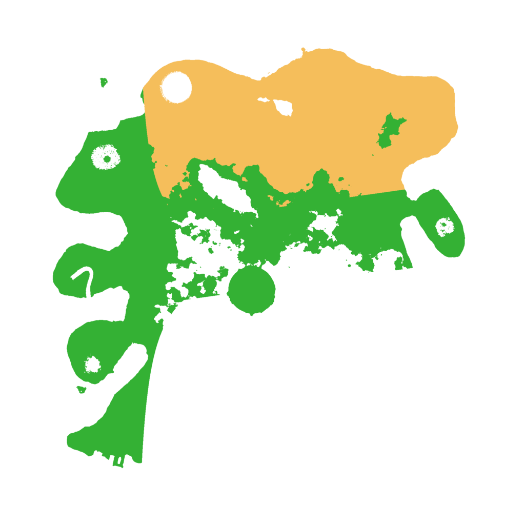 Biome Rust Map: Procedural Map, Size: 3000, Seed: 91721