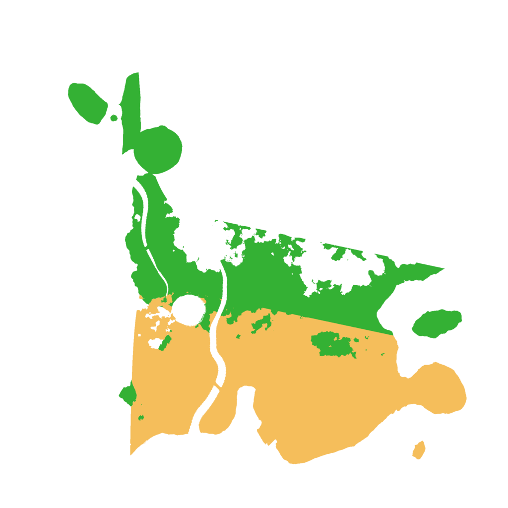 Biome Rust Map: Procedural Map, Size: 3000, Seed: 7369