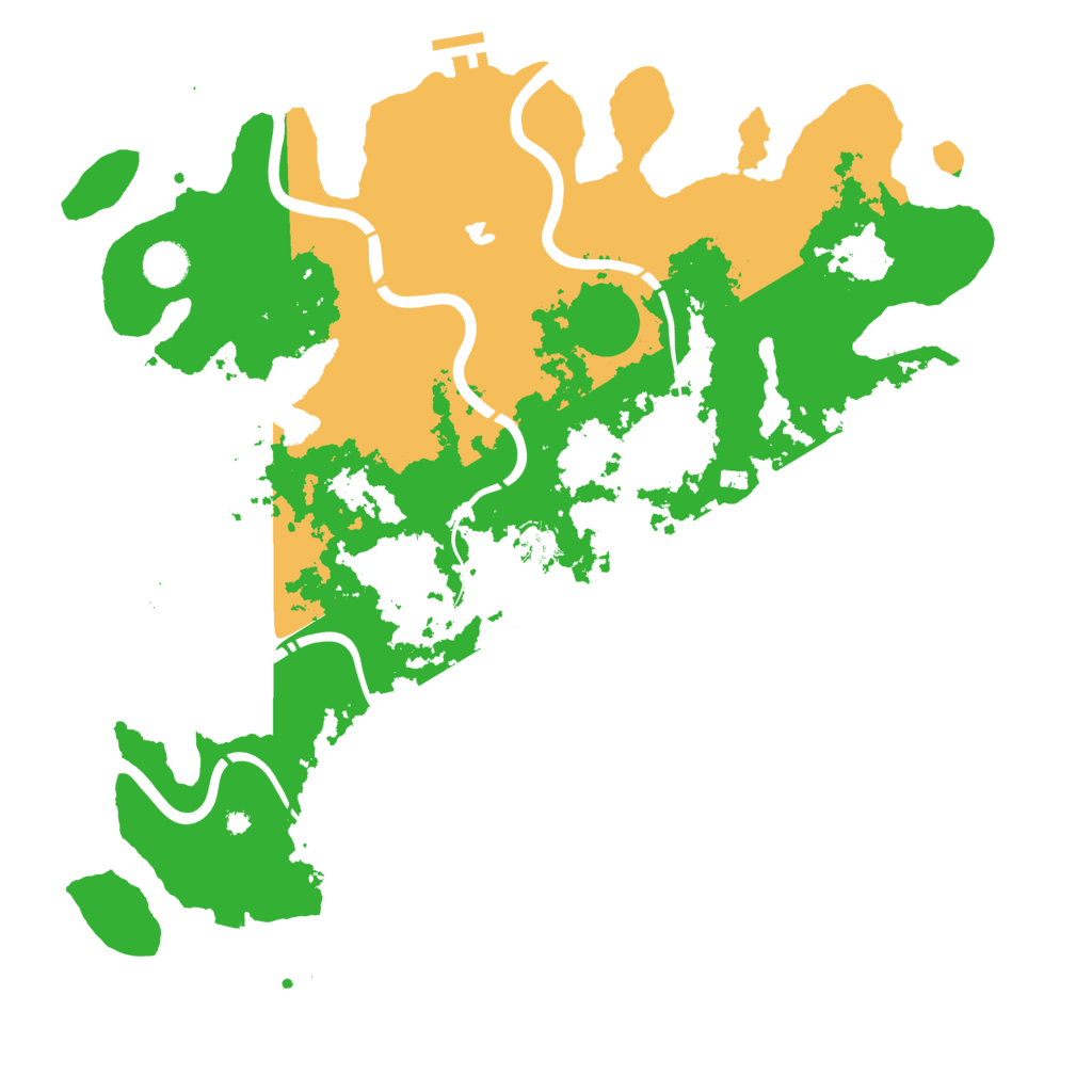Biome Rust Map: Procedural Map, Size: 4250, Seed: 21793999