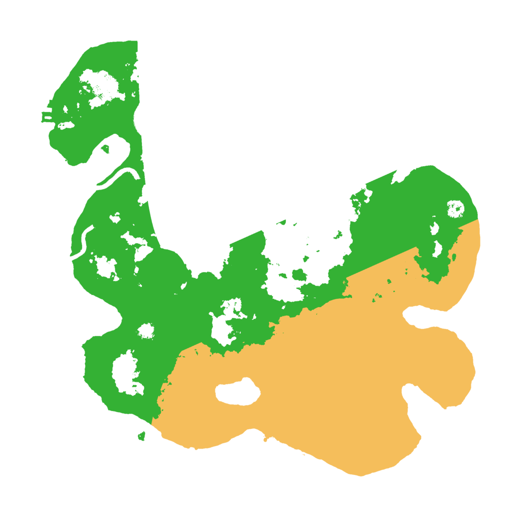 Biome Rust Map: Procedural Map, Size: 3000, Seed: 1309495002