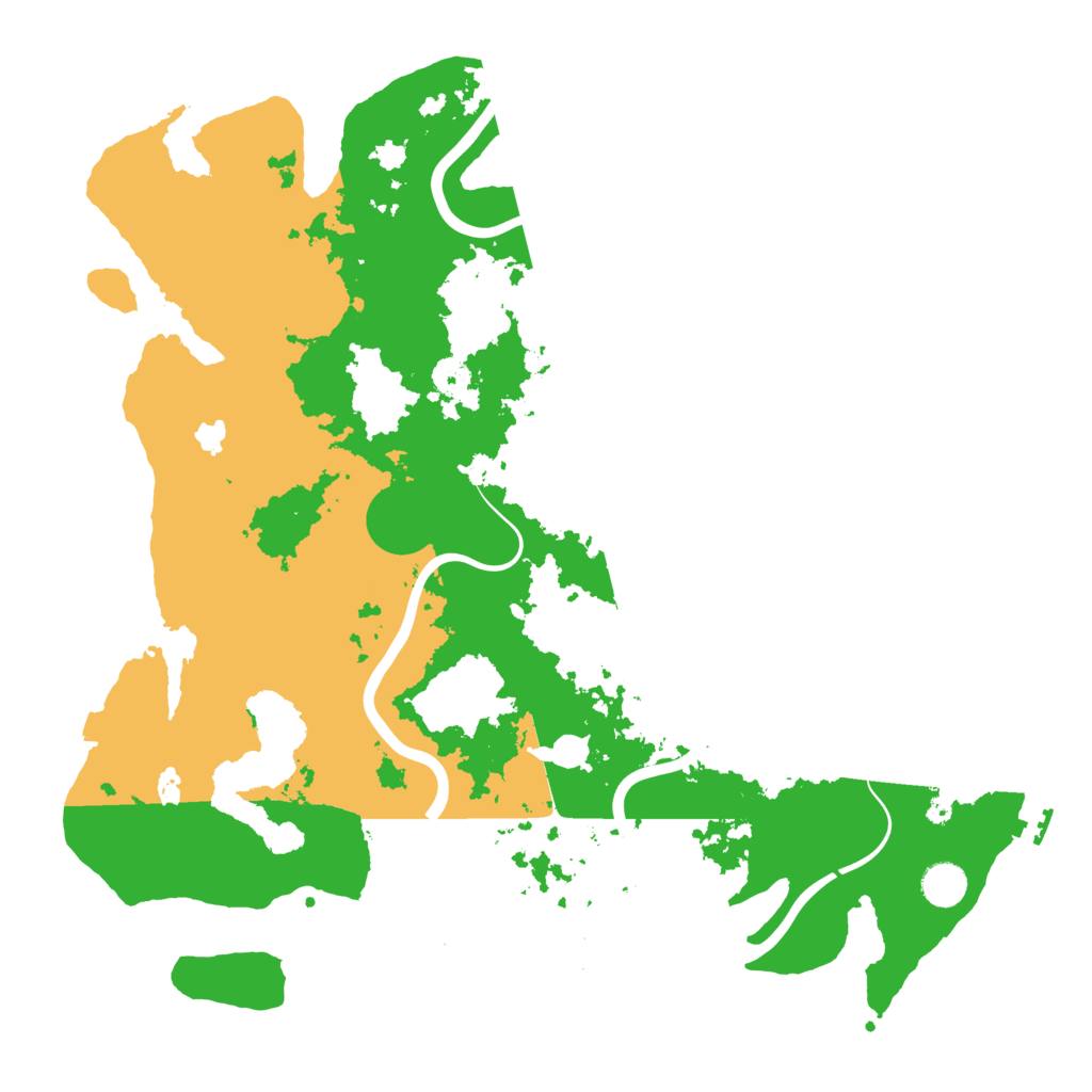 Biome Rust Map: Procedural Map, Size: 4300, Seed: 8346721