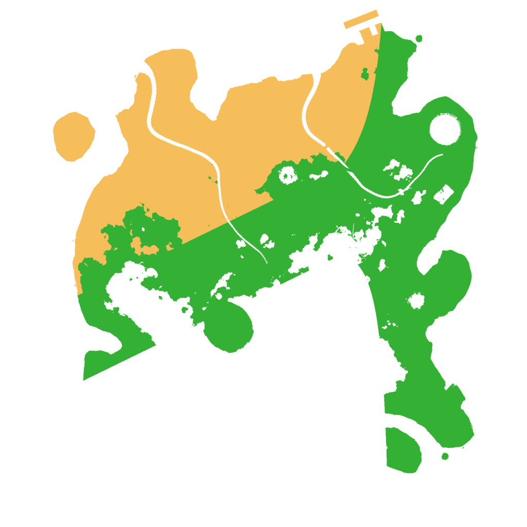Biome Rust Map: Procedural Map, Size: 3000, Seed: 513670770