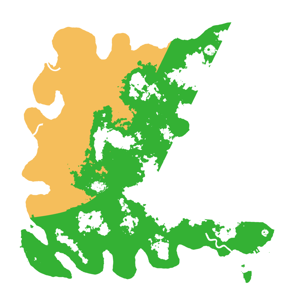 Biome Rust Map: Procedural Map, Size: 4500, Seed: 1627010023