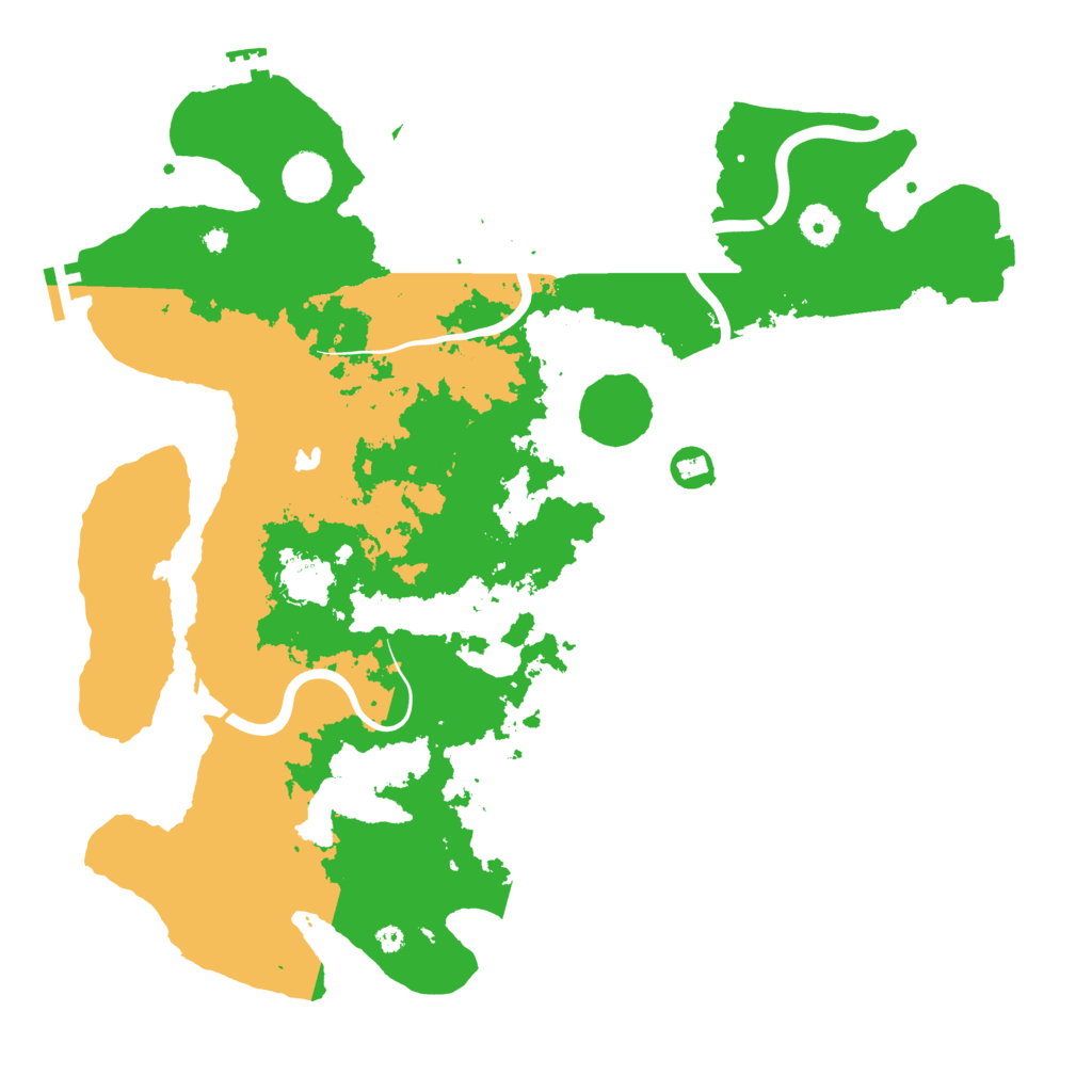 Biome Rust Map: Procedural Map, Size: 4096, Seed: 432534435