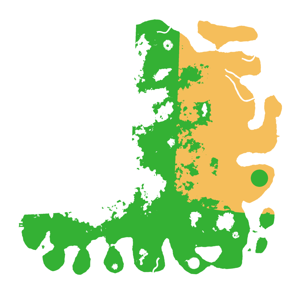 Biome Rust Map: Procedural Map, Size: 4500, Seed: 1101859999