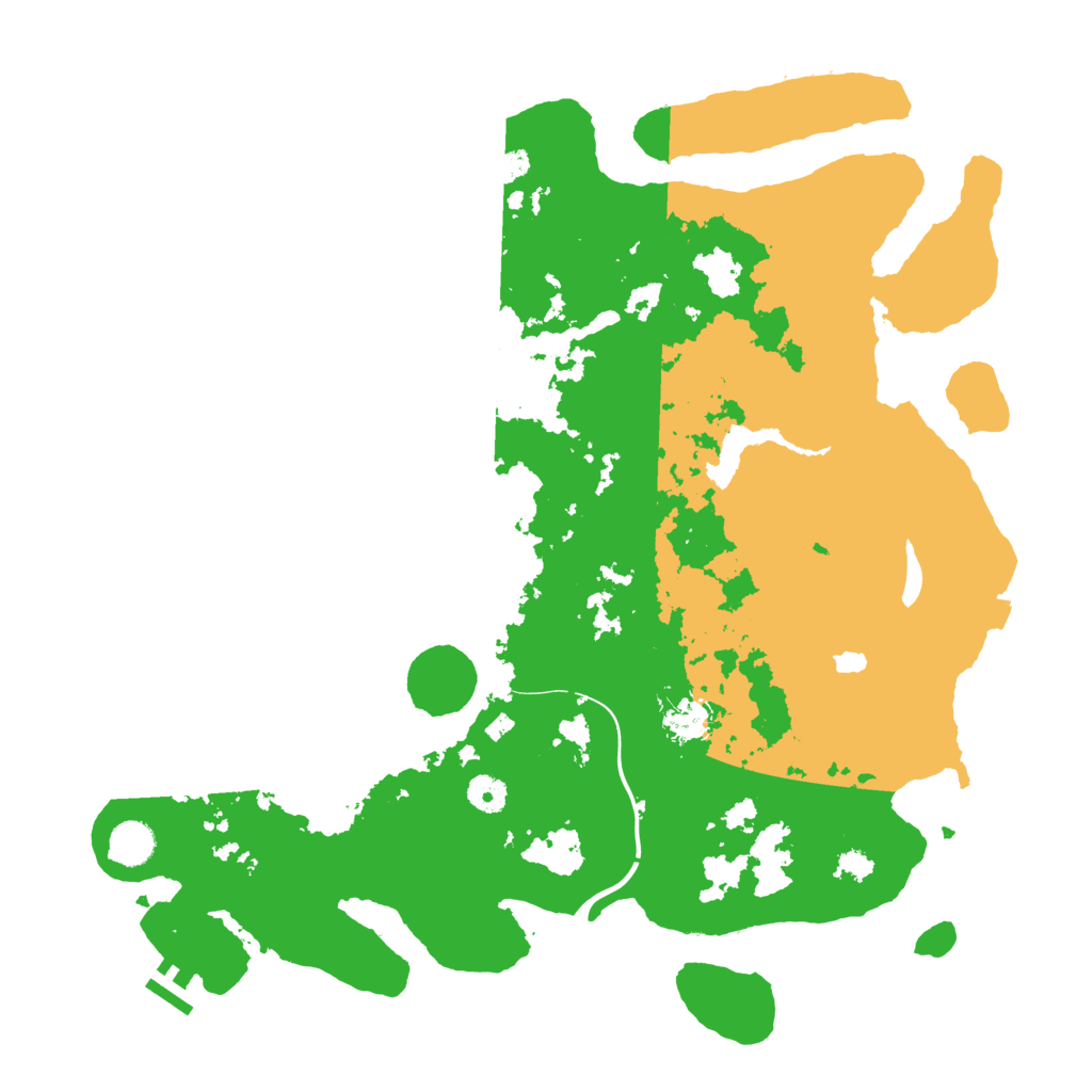 Biome Rust Map: Procedural Map, Size: 4250, Seed: 1996618496