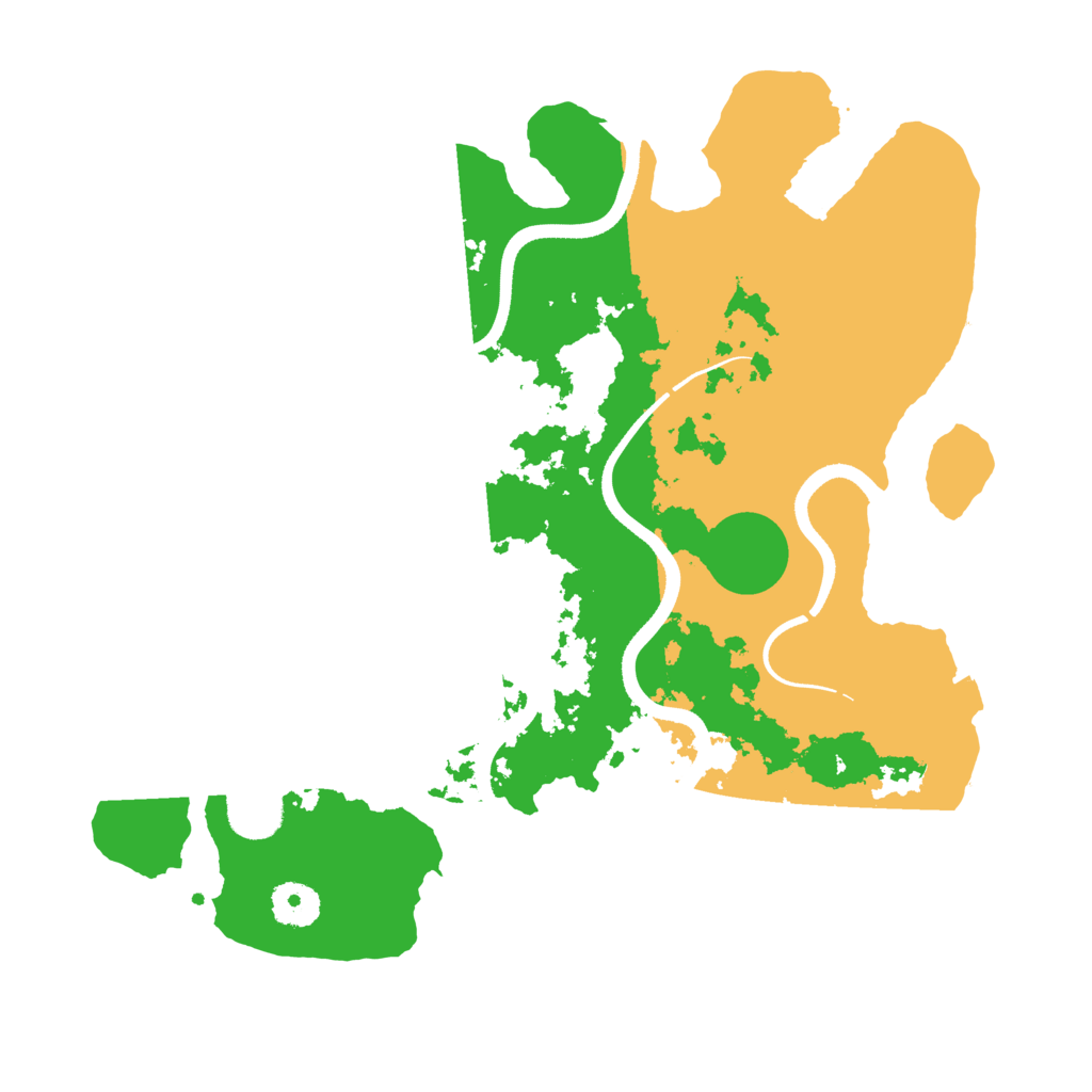 Biome Rust Map: Procedural Map, Size: 3500, Seed: 834213952