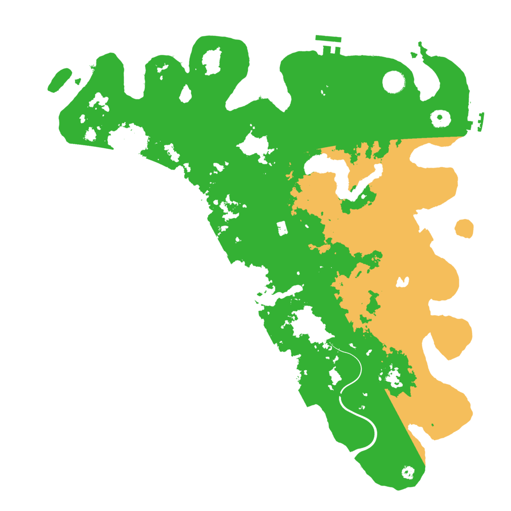 Biome Rust Map: Procedural Map, Size: 4000, Seed: 4004
