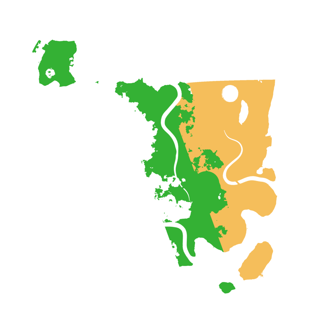 Biome Rust Map: Procedural Map, Size: 3400, Seed: 422070973