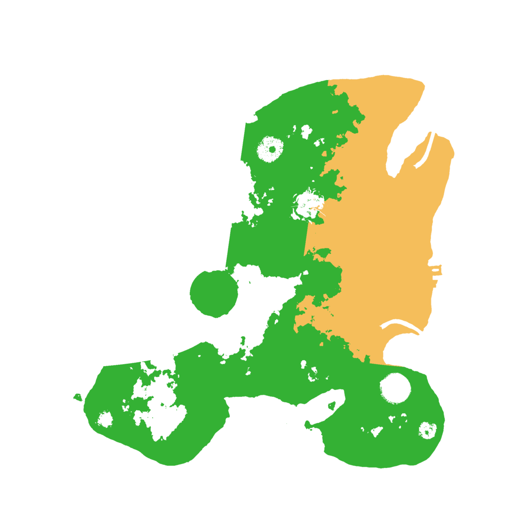 Biome Rust Map: Procedural Map, Size: 3000, Seed: 25531