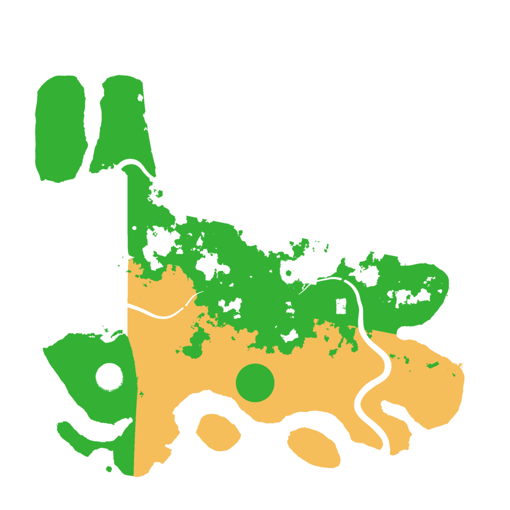 Biome Rust Map: Procedural Map, Size: 3500, Seed: 965910079