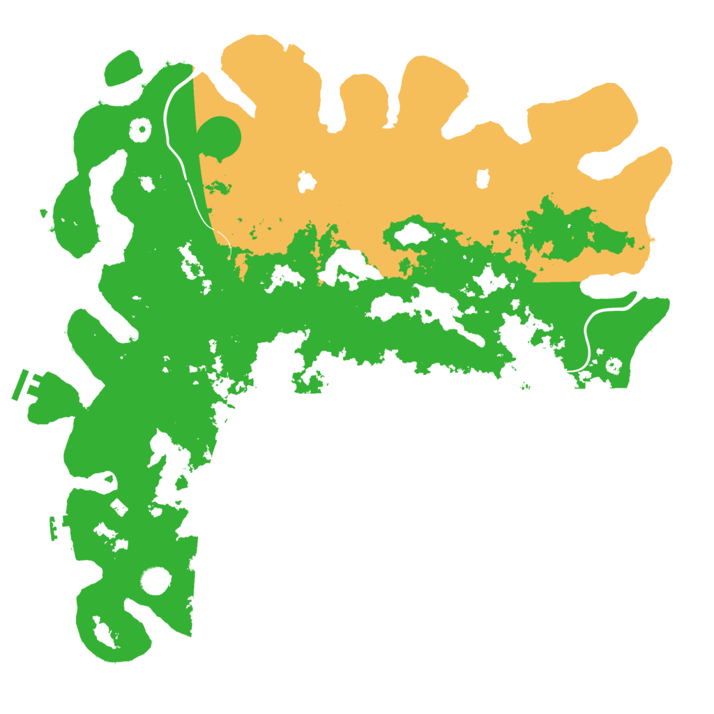 Biome Rust Map: Procedural Map, Size: 4500, Seed: 24041981
