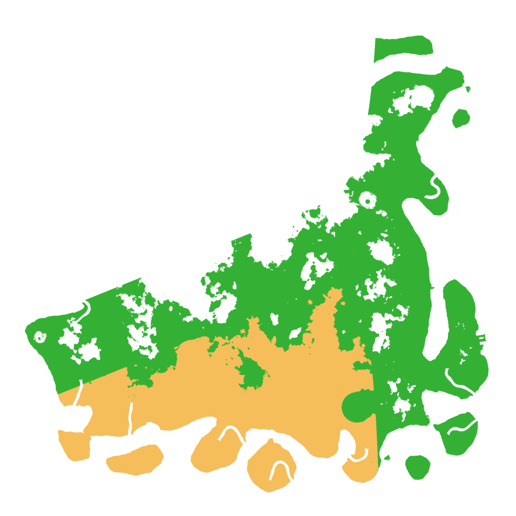 Biome Rust Map: Procedural Map, Size: 4500, Seed: 37473